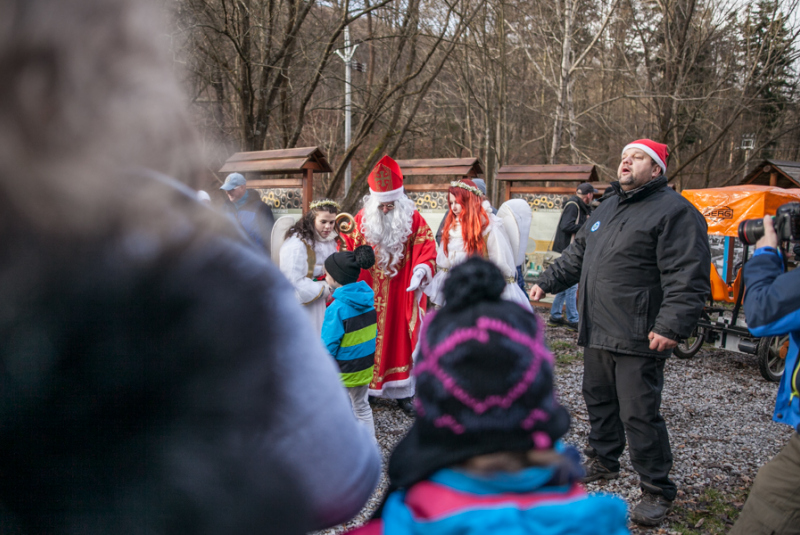 Mikuláš na detskej železnici 3.12.2016