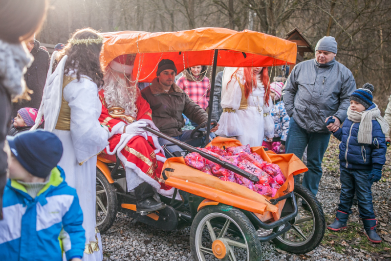 Mikuláš na detskej železnici 3.12.2016