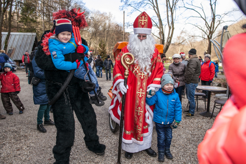 Mikuláš na detskej železnici 3.12.2016