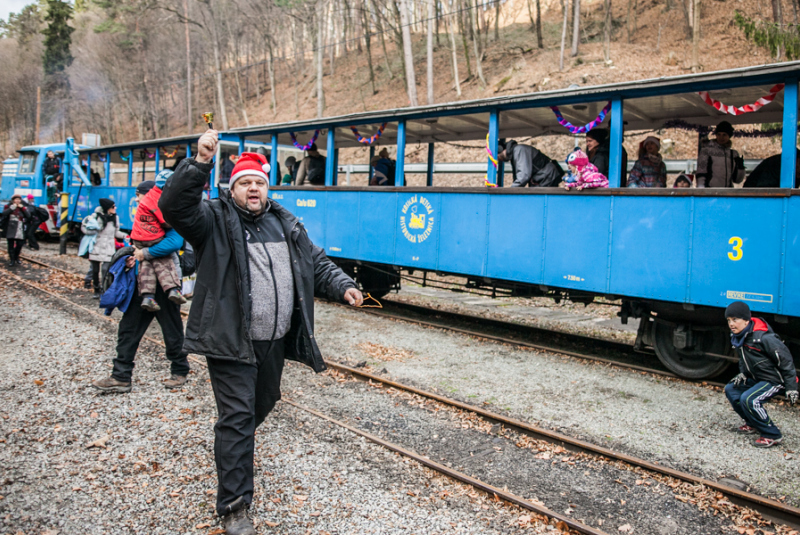 Mikuláš na detskej železnici 3.12.2016