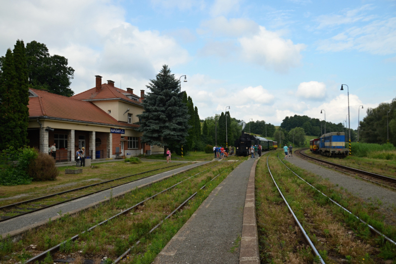 Parný vlak Košice - Hanušovce nad Topľou