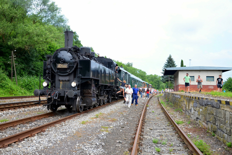 Parný vlak Košice - Hanušovce nad Topľou