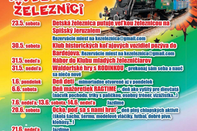 Bohatý program na železničke